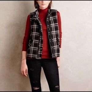 Anthroplogie Hei Hei Plaid vest